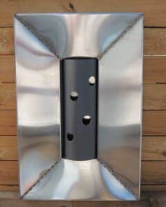 tableau végétalisé rectangulaire artisanal en zinc