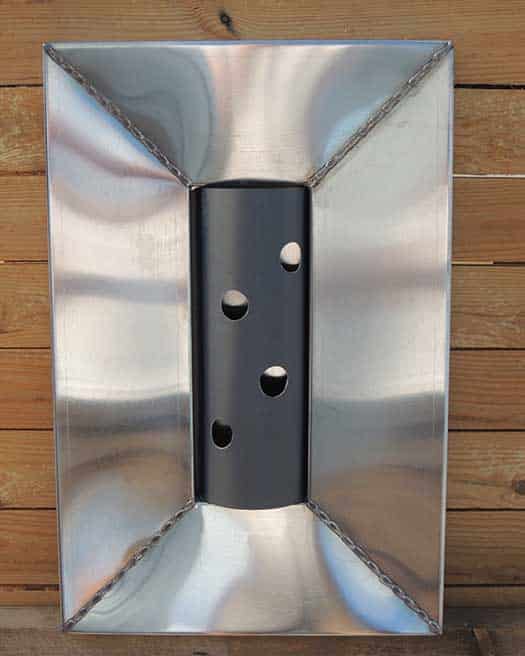 tableau végétalisé rectangulaire artisanal en zinc